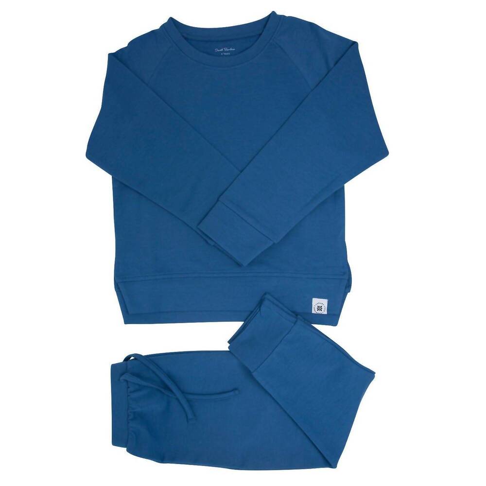 NEW SWEET BAMBOO kid's jogger set in blue